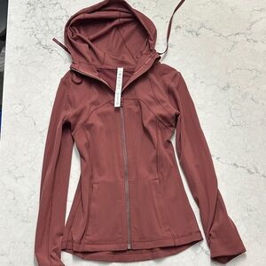 Rust Zip-Up Hoodie